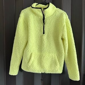 Lime Green Fleece sweatshirt